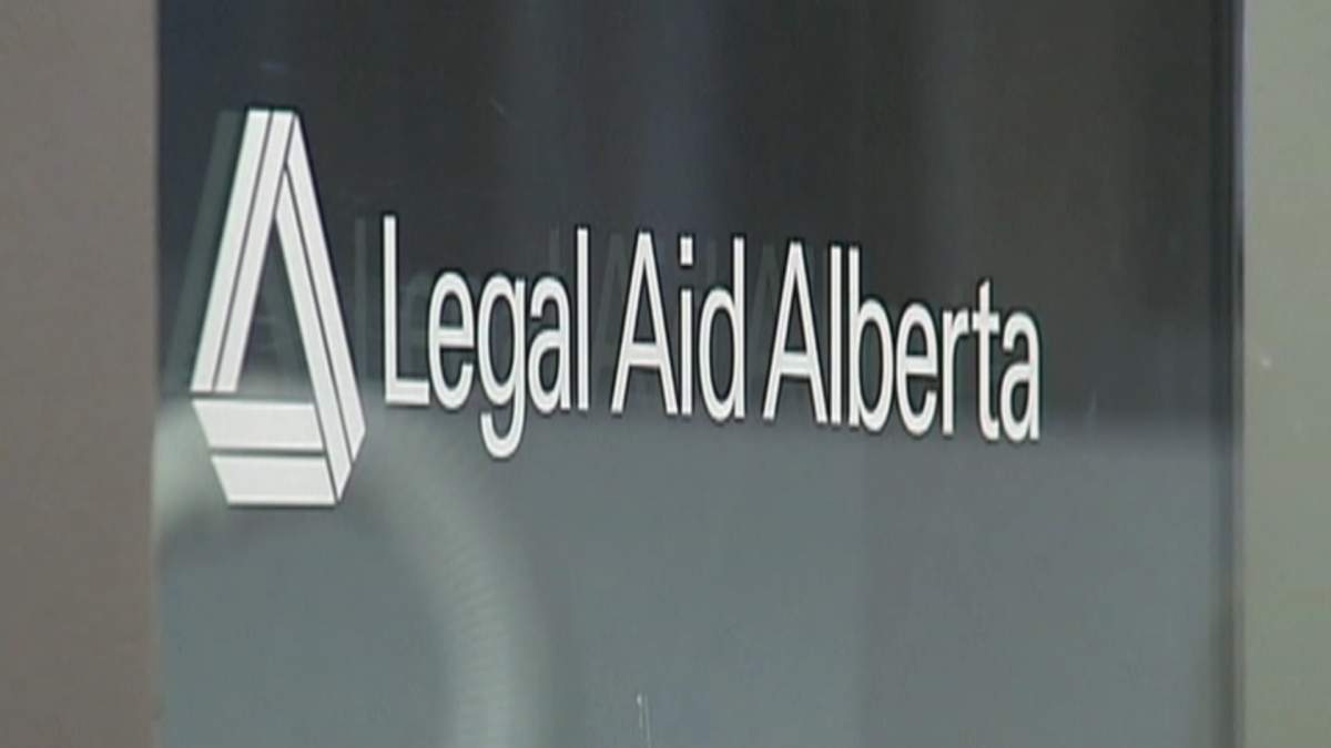 A file photo of the Legal Aid Alberta logo.