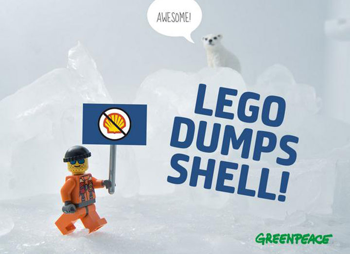 Greenpeace 'celebrates' after Danish toy maker Lego announced Thursday it won't renew a deal allowing Shell to hand out Lego sets at gas stations in some 30 countries, following a viral campaign protesting Arctic drilling.