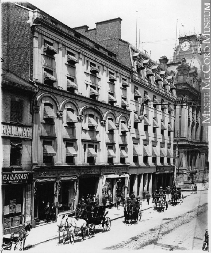 St. Lawrence Hall, St. James Street, Montreal, QC, about 1890.