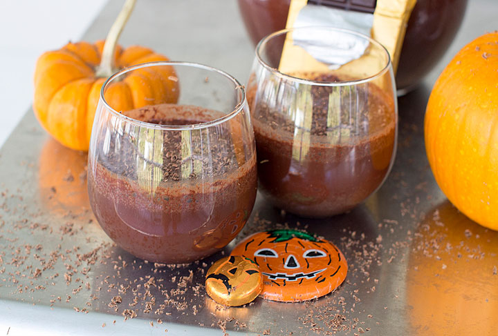 This Sept. 22, 2014 photo shows liquid mud punch in Concord, N.H. The beverage takes a more balanced approach to our Halloween sugar rush.