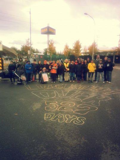 "After 527 days, lockout of over 300 @IKEA workers in Richmond BC is over!! Congrats @Teamsters LU 213!" .