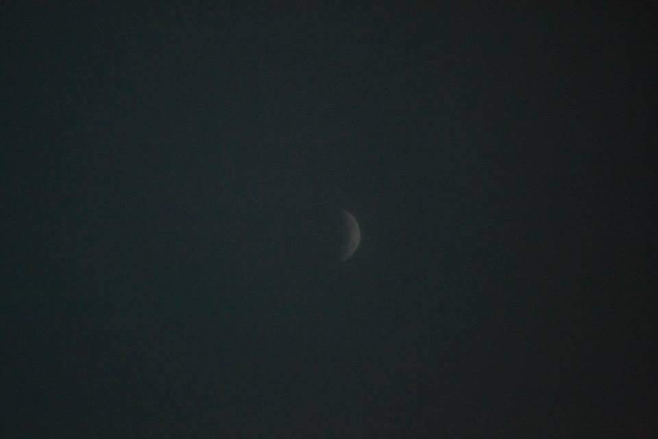 Lunar eclipse as seen from East Vancouver