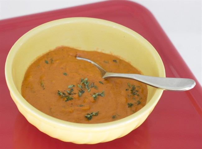 Tomato rice soup A speedy bowl of creamy comfort