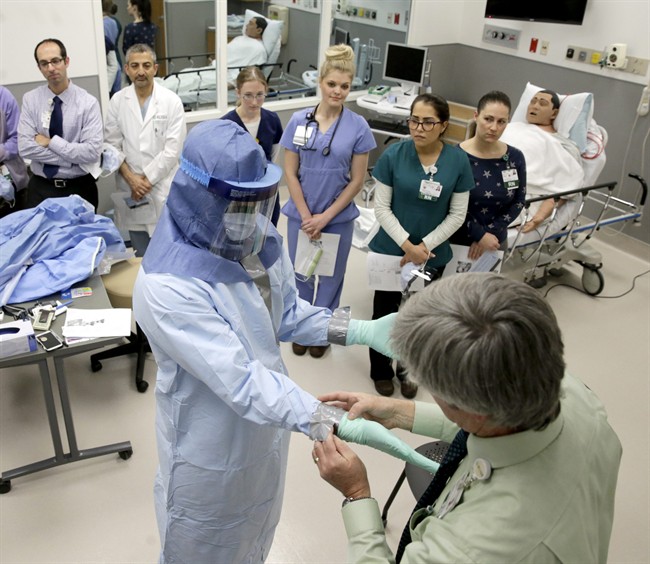 CDC releases new Ebola gear guidelines for health workers - National ...
