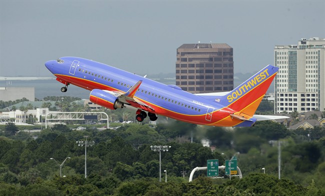 Southwest Airlines Co. says it has grounded 128 planes after failing to inspect backup hydraulic systems used to control the rudder if the main system fails.