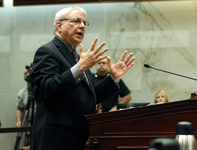 Attorney Steven Wise of the Nonhuman Rights Project argues on behalf of Tommy, a chimpanzee, before the New York Supreme Court Appellate Division on Wednesday, Oct. 8, 2014, in Albany, N.Y. 