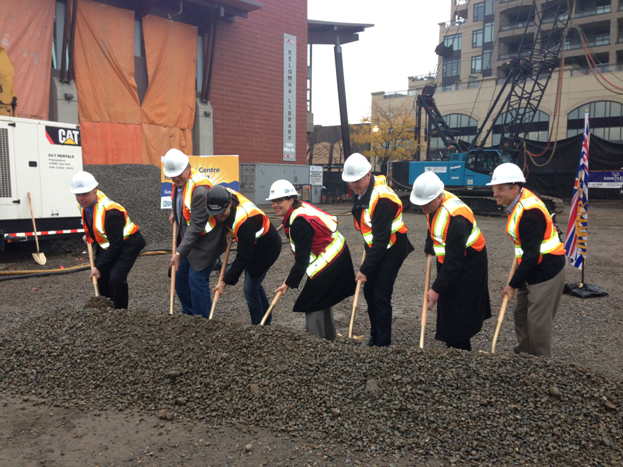 Construction begins on Okanagan innovation centre. 