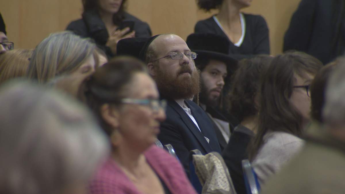 Outremont residents meet to discuss the use of  sukkah's during the Jewish holiday of Sukkot.