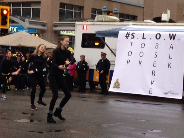 The safety campaign kicked off with a flash mob.