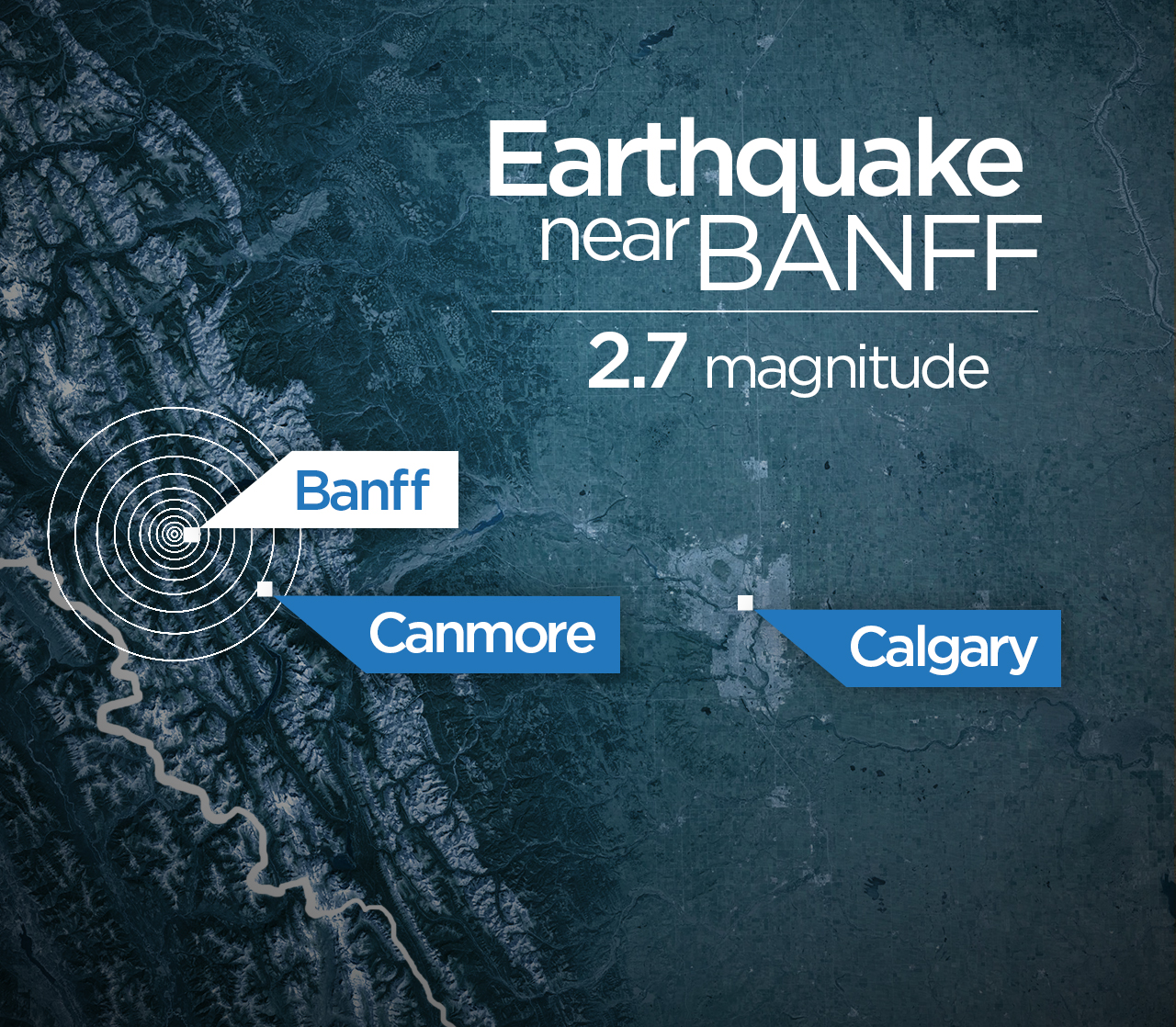 No injuries, damage reported after small earthquake hits Banff | Globalnews.ca