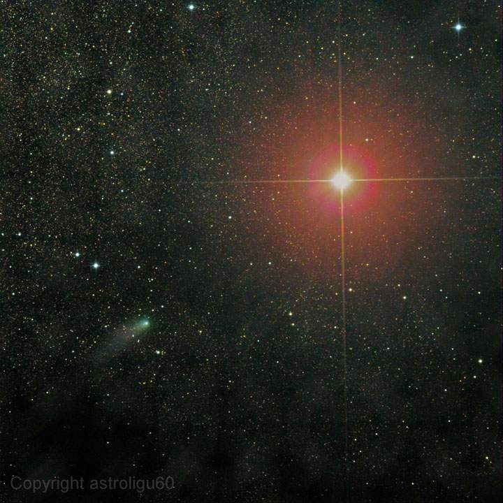 Comet Siding Spring captured by Italian Rolando Ligustri