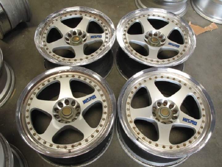 A set of Nismo wheels similar to the ones stolen in Winnipeg
