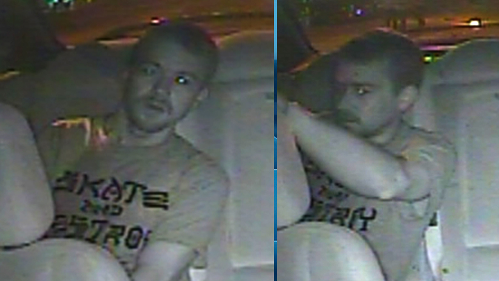 RCMP search for man responsible for punching taxi passenger and female driver.