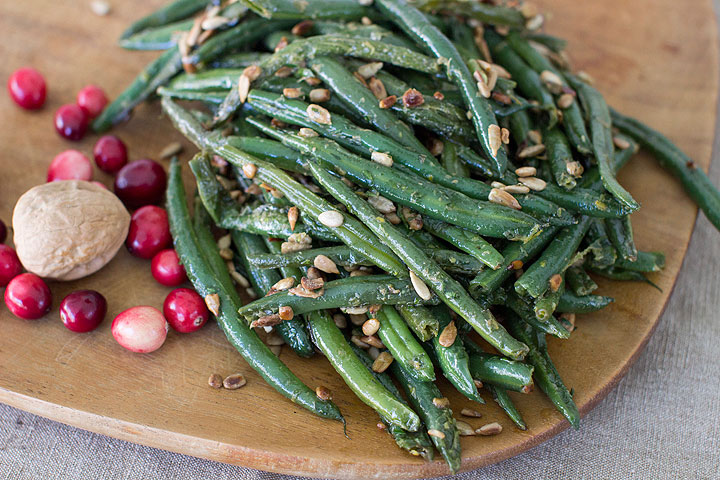 Recipe for Thanksgiving green beans