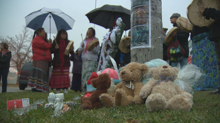 U-Haul vigil deceased infants babies Winnipeg