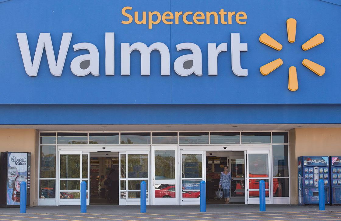 A newly revamped Walmart Supercentre in Montreal.