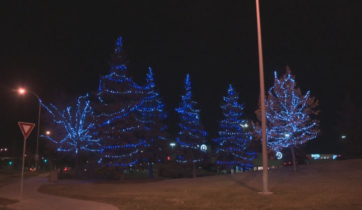 Christmas lights west Edmonton mall