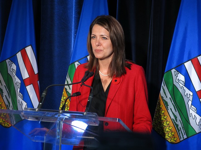 Former Alberta Wildrose leader Danielle Smith .