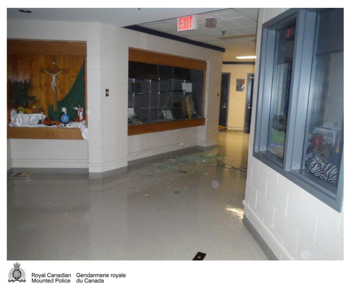 One man is facing charges after a elementary school in Yorkton was vandalized.