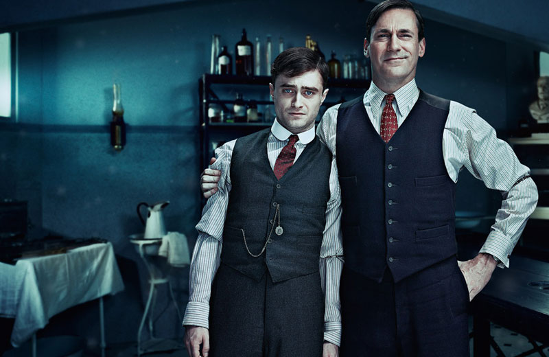 Daniel Radcliffe and Jon Hamm star in 'A Young Doctor's Notebook &amp; Other Stories.'.