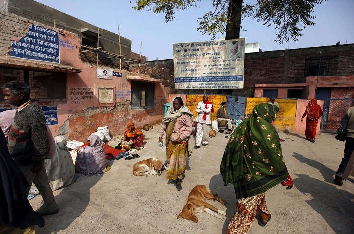 The Mohan Lal Gautam District Women's Hospital in Aligarh, India, where dozens of women undergo sterilization procedures every day, is seen in this February, 2011 file photo. 