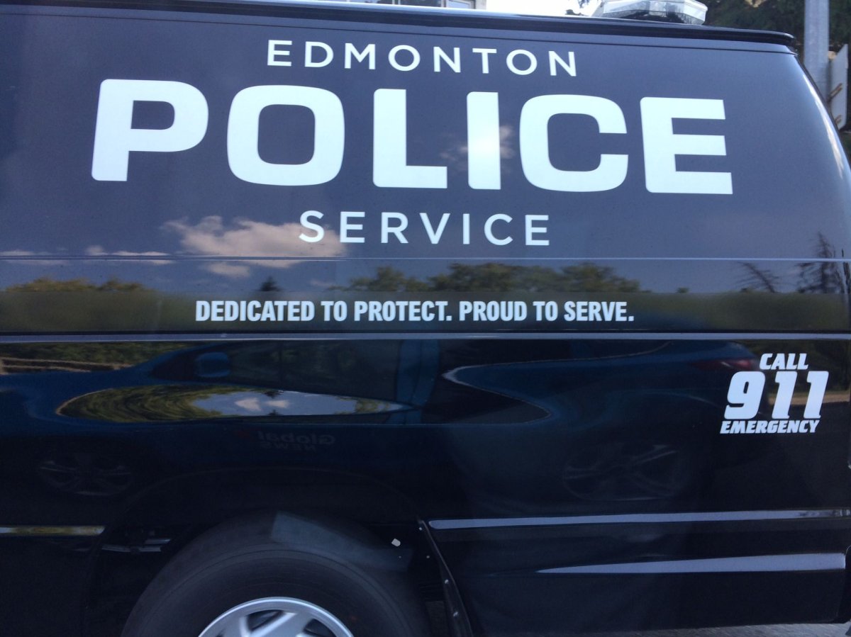An Edmonton police van, seen here in the summer of 2014.