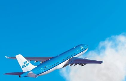 klm left item on plane