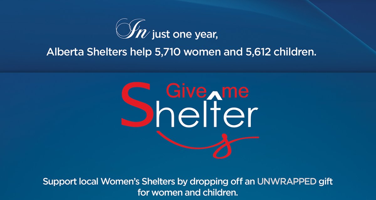 ‘Give Me Shelter’ campaign launches to help Edmonton women’s shelters - image