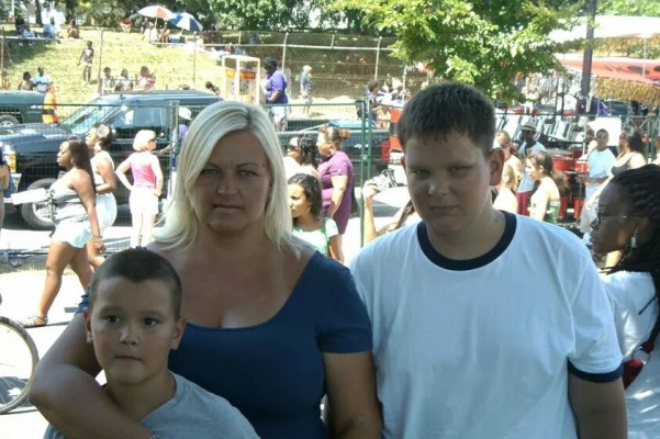 Marianna Juhasz and her family.