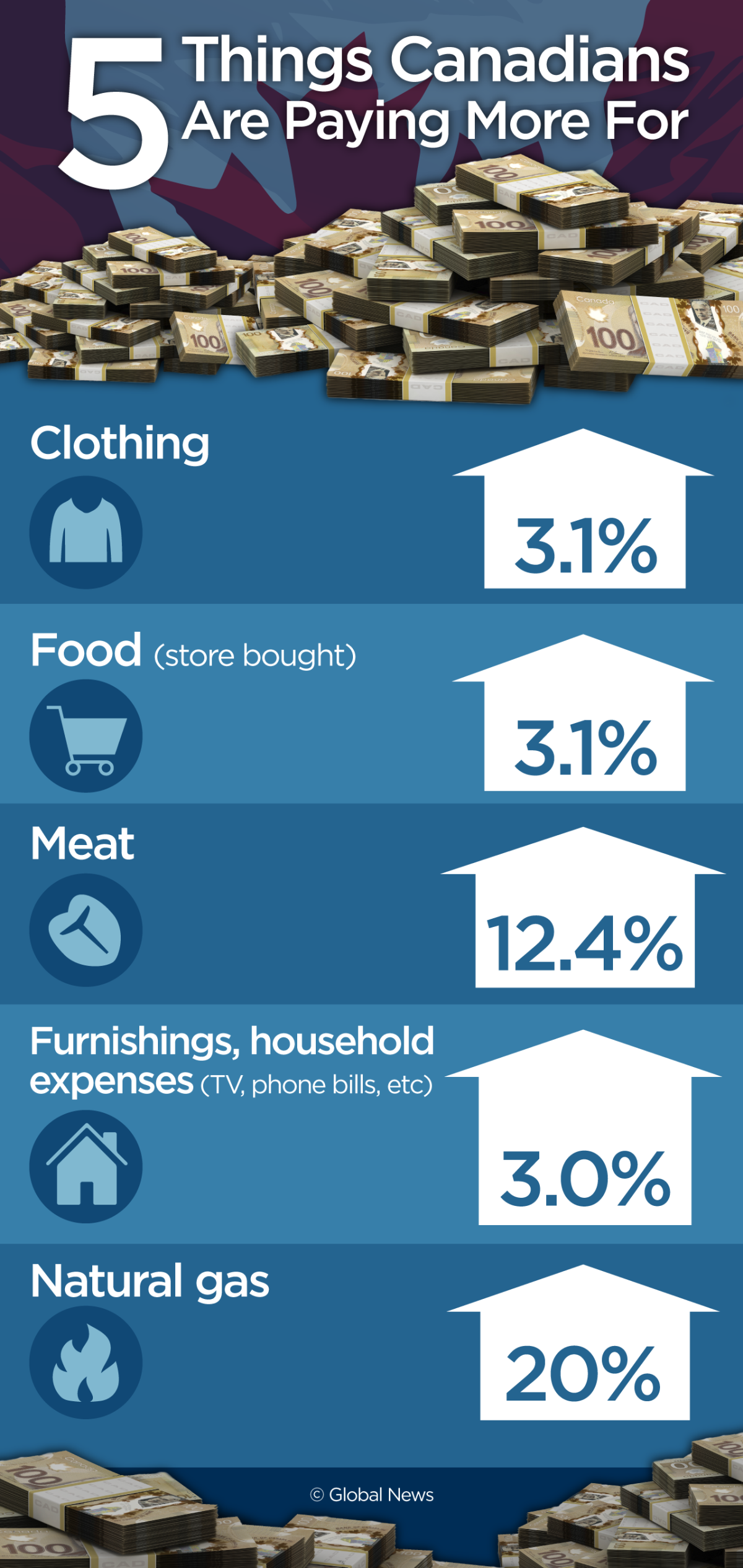 Canadians saving on gas — but spending more on groceries - image