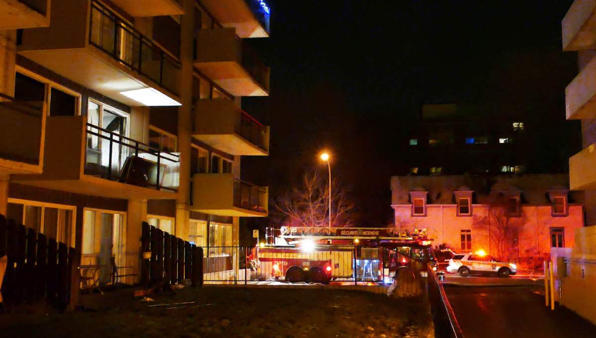 First responders on the scene of a South Shore fire.