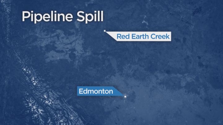 Red Earth Creek pipeline spill Alberta