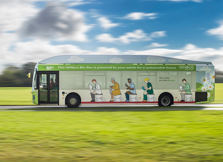 Bristol's Bio-Bus is powered by fuel derived from food waste and sewage