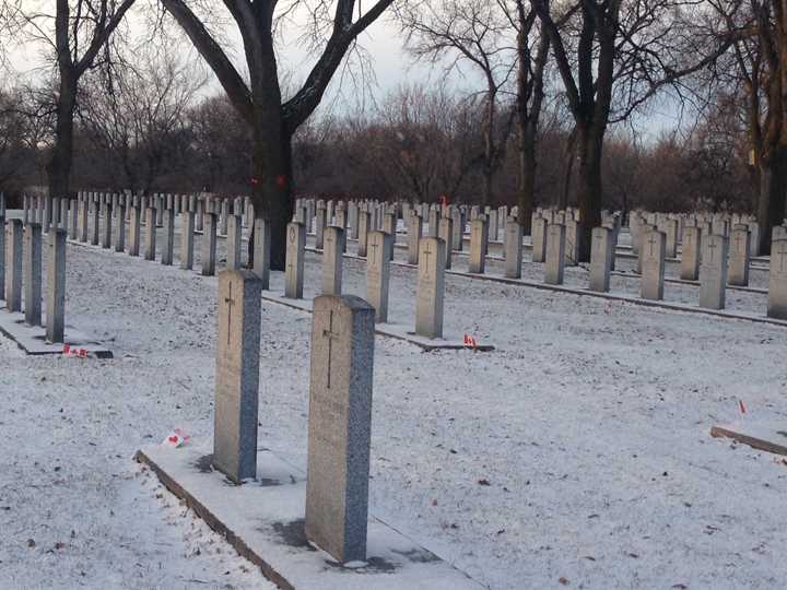 Brookside Cemetery Winnipeg Remembrance Day
