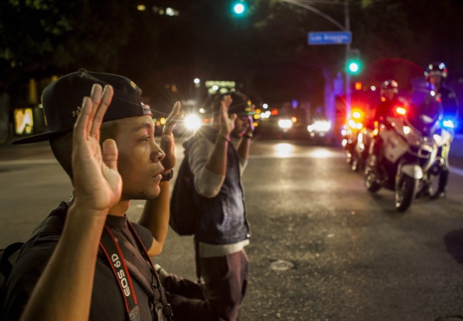 Ferguson protests move to Target, Wal-Mart stores - National ...