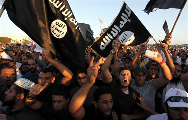 Followers of Ansar al-Shariah Brigades and other Islamic militias, in Benghazi, Libya in September 2012.