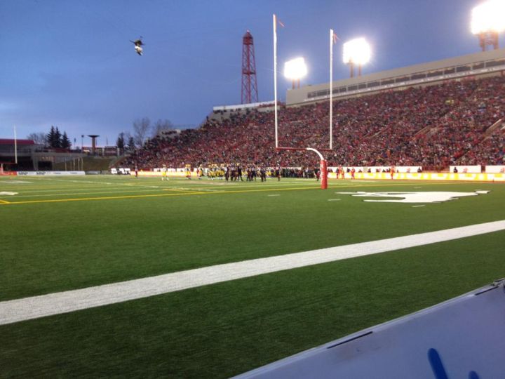 McMahon Stadium on Sunday, Nov. 23, 2014.