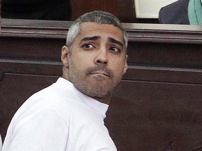 Mohamed Fahmy, above, in a Cairo courtrrom in March 2014.
