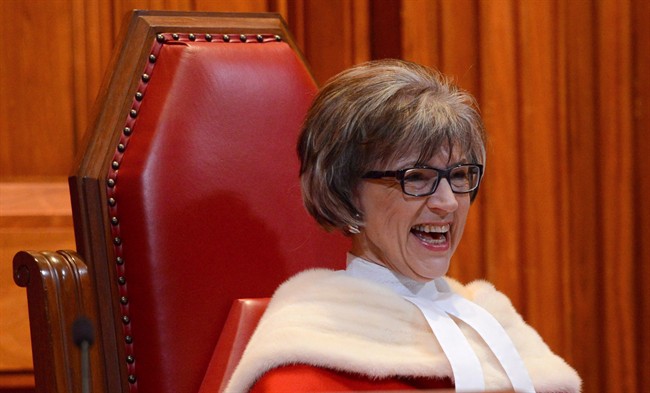 Supreme Court Judge Beverley McLachlin will be stepping down in December.