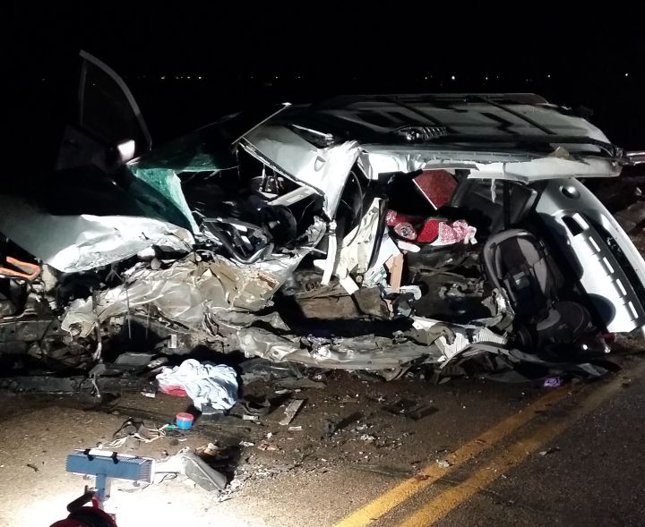 Two people killed in threevehicle collision west of Red Deer