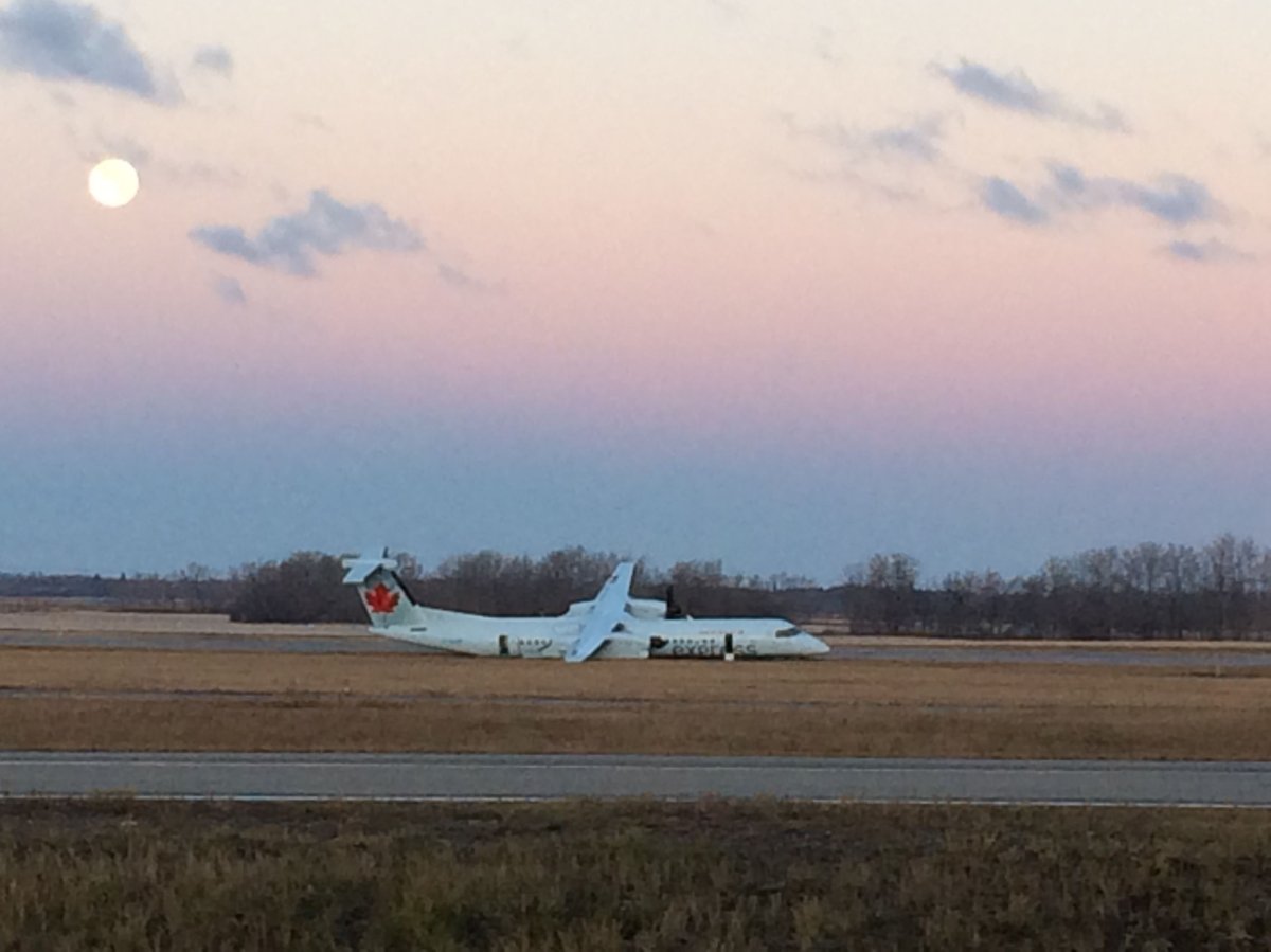 An Air Canada Jazz plane was forced to land at Edmonton International Airport after having mechanical problems.