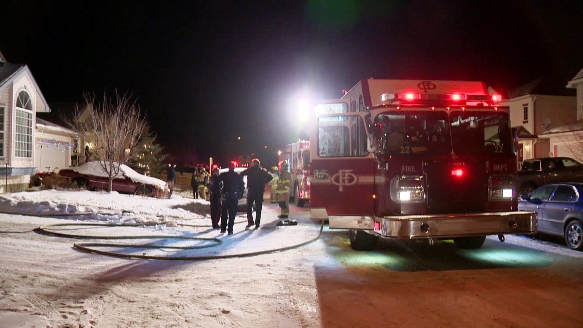 The Calgary Fire Department  was called to the 100 block of San Fernando Place N.E. for the reports of a house fire on Tuesday, November 18, 2014.