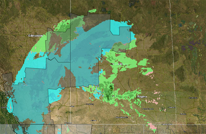 The first significant snowfall of the season will develop over southern Saskatchewan Sunday, according to Environment Canada.