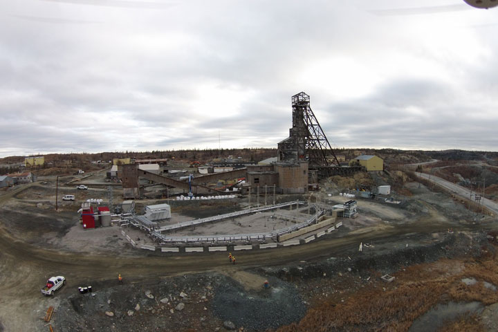 Giant Mine in Yellowknife, NWT