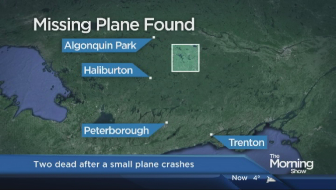 Police have identified the two men killed during a small plane crash in Algonquin Park.