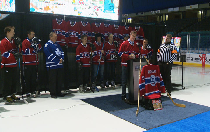 Culture and sport team up to present Canadian hockey sweater story in Saskatoon.