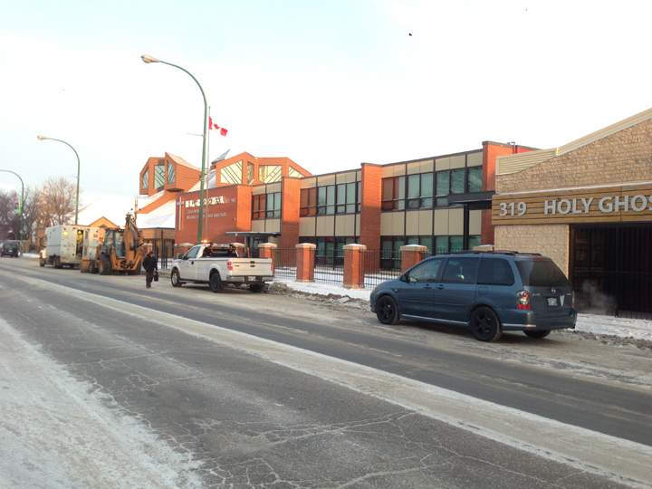 Holy Ghost School Winnipeg Charles Street North End water main break