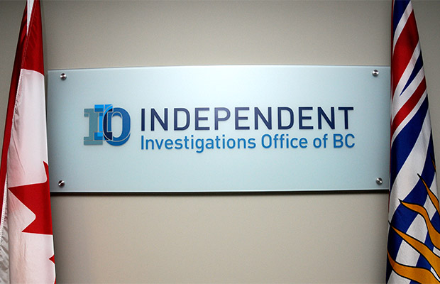 Sign for the Independent Investigations Office of B.C.