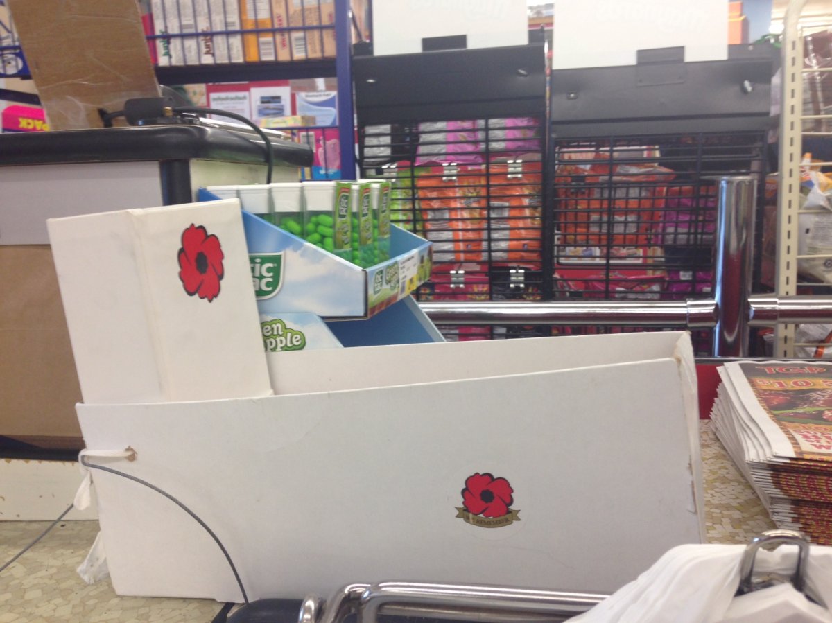 St. Vital Market chained their poppy box to the cash register to prevent further thefts.
