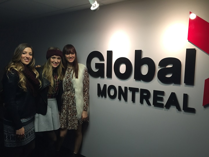 The Dufour-Lapointe sisters visit Global Montreal.